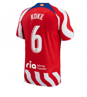 Atletico Madrid Koke #6 Hjemmedrakt 2022-23 Kortermet